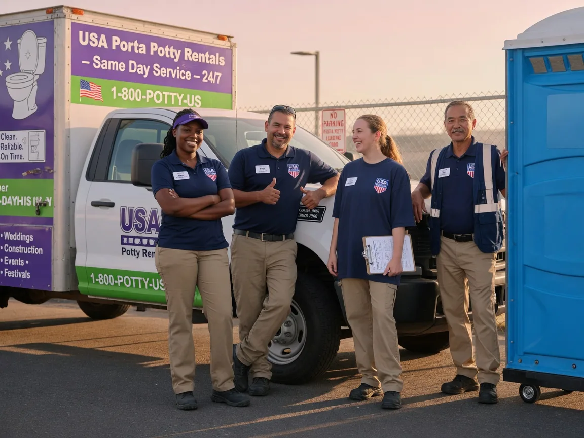 Porta Potty Rental company in Blue Mound, IL